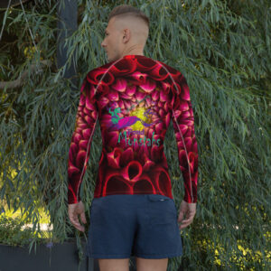 Pond Monstah Rash Guard - Dahlia