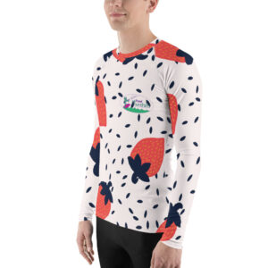 Pond Monstah Rash Guard - Strawberry