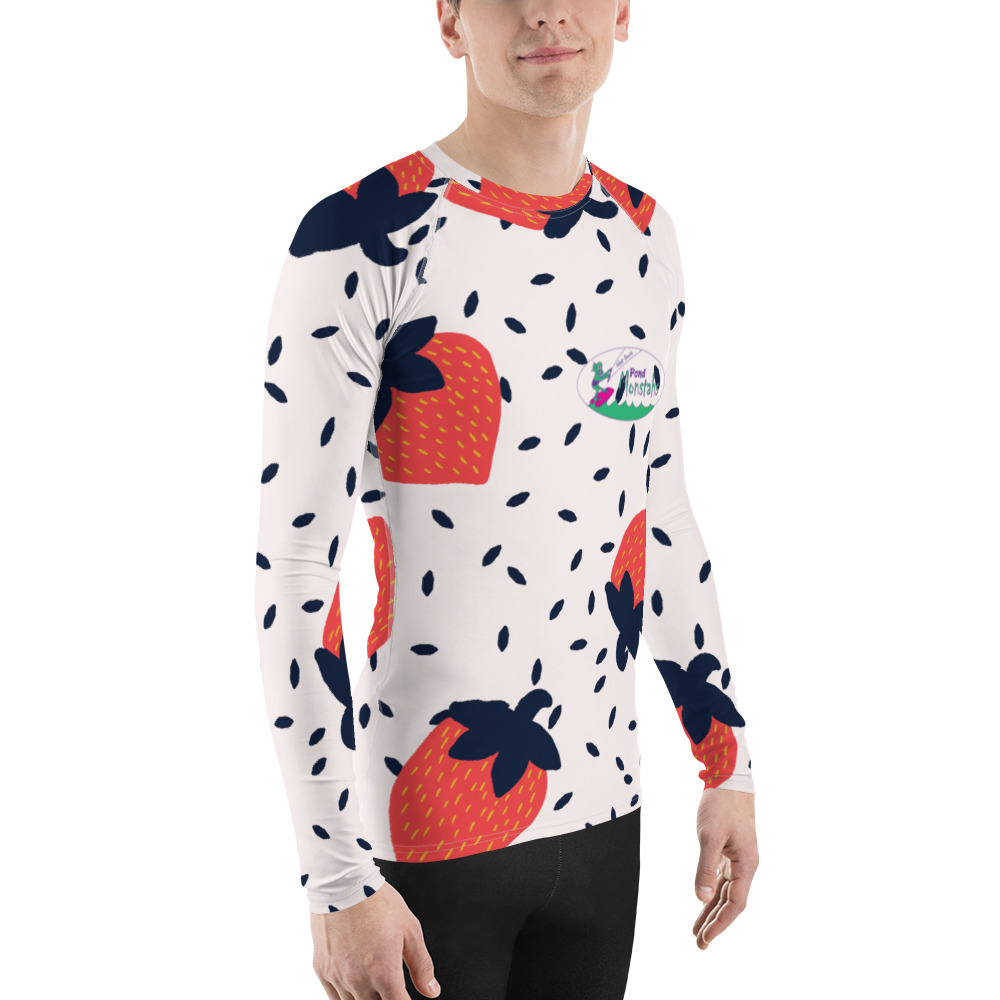 Pond Monstah Rash Guard - Strawberry - Image 4